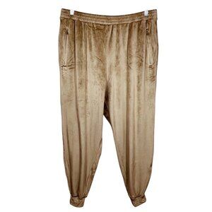 SKIMS Velour High Waist Jogger Gold 3X